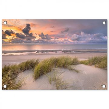 Tuinposter - Kleurrijke Avond aan het Strand